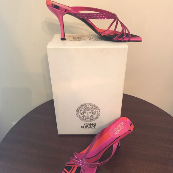 versace plastic sandals